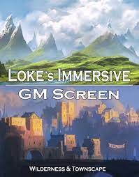 Loke's Immersive GM Screen: Wilderness & Townscape | Dragon's Lair Comics and Fantasy Houston TX