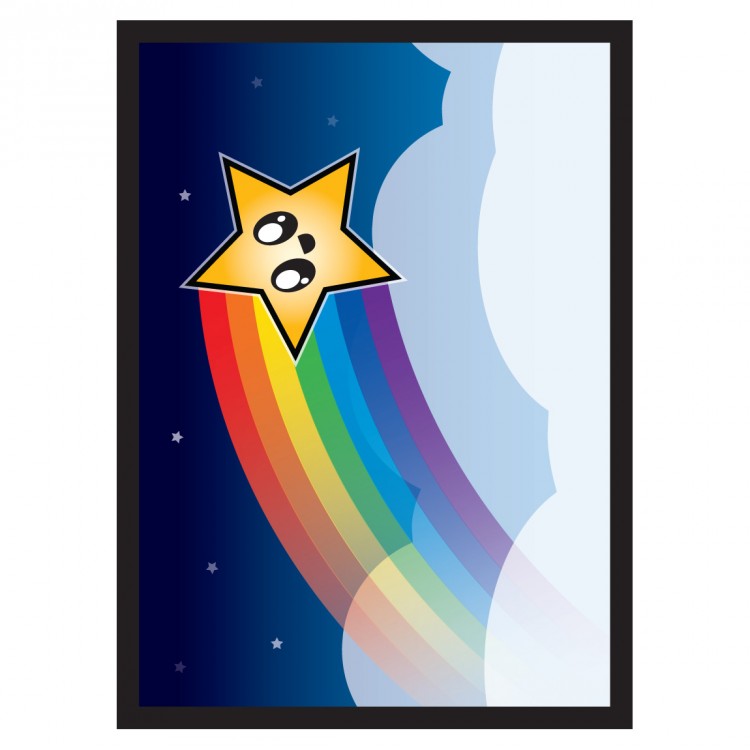 Legion Art Sleeves: Double Matte Rainbow Star | Dragon's Lair Comics and Fantasy Houston TX