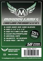 Mayday Game Sleeves: Premium Card Sleeves 63.5mm x 88.5mm Dark Green | Dragon's Lair Comics and Fantasy Houston TX