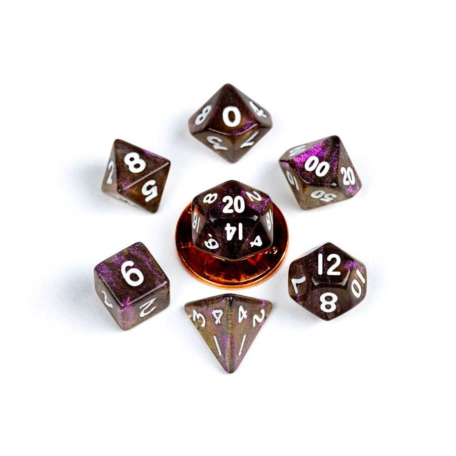 MDG MINI Poly 7 Set: Stardust Supervolcano | Dragon's Lair Comics and Fantasy Houston TX