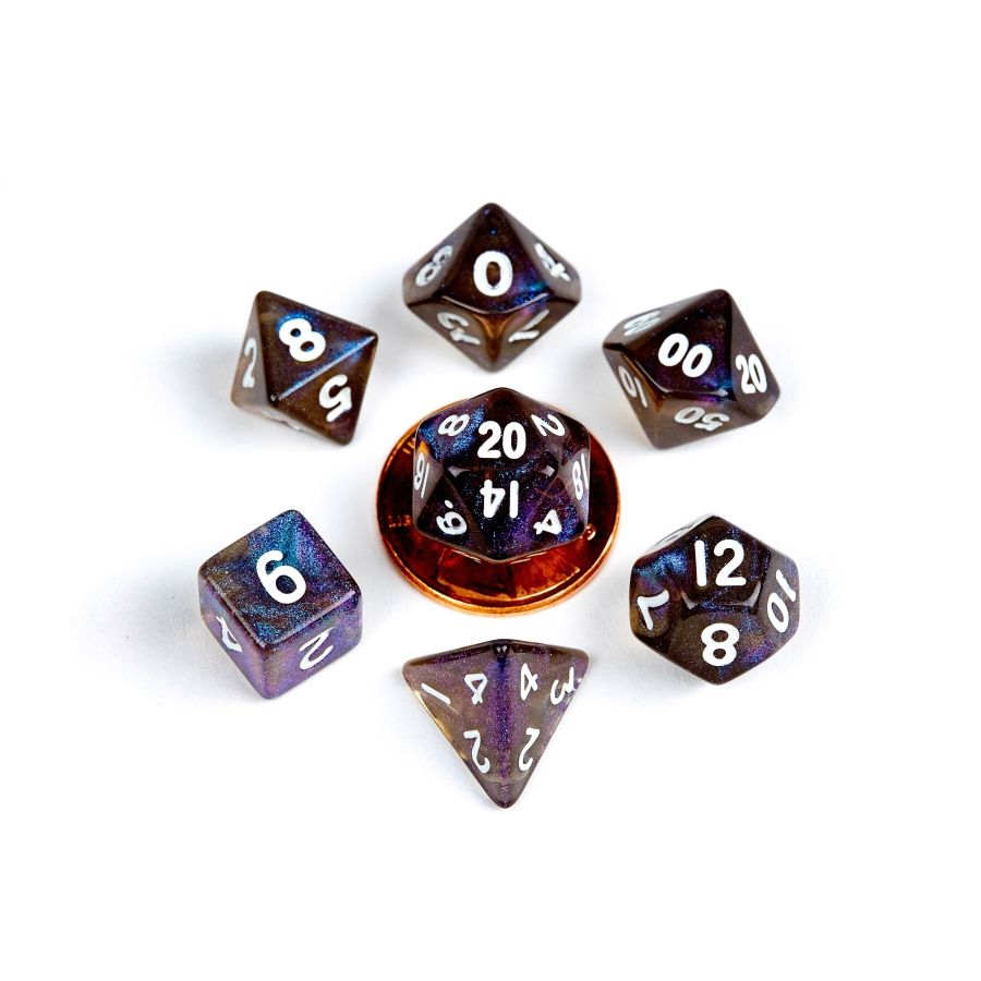 MDG MINI Poly 7 Set: Stardust Galaxy | Dragon's Lair Comics and Fantasy Houston TX