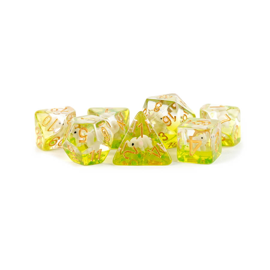 MDG 16mm Resin Poly Dice Set: Elephant Dice | Dragon's Lair Comics and Fantasy Houston TX