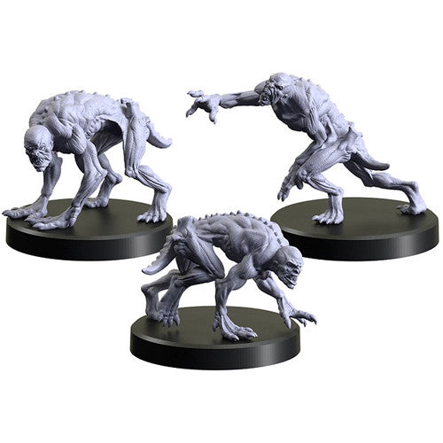 The Witcher RPG Miniatures: Necrophages 2 - Ghoul 1, Ghoul 2, Ghoul 3 | Odin's Place