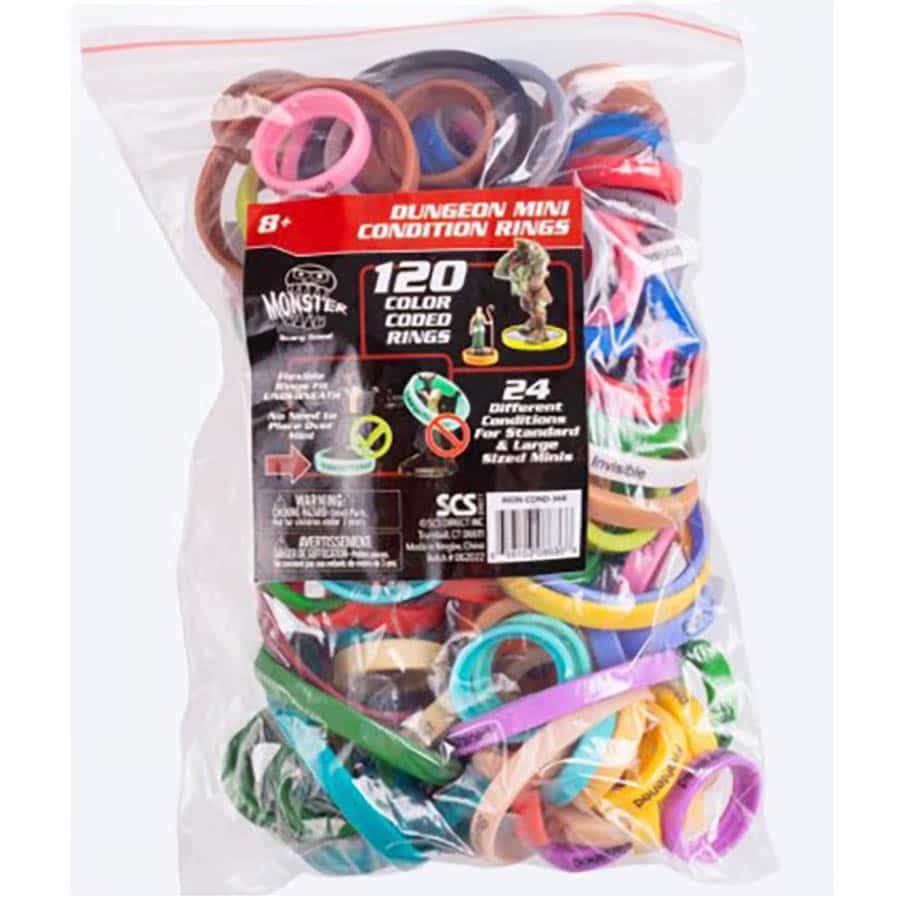 MONSTER CONDITION RINGS: LARGE AND SMALL MINIS (120 BULK) | Dragon's Lair Comics and Fantasy Houston TX