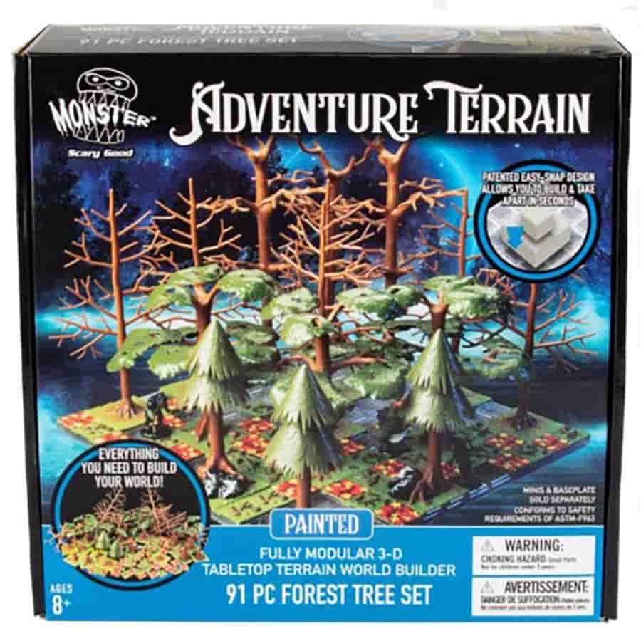 MONSTER ADVENTURE TERRAIN: PAINTED FOREST TREE SET (91 PIECES) | Dragon's Lair Comics and Fantasy Houston TX