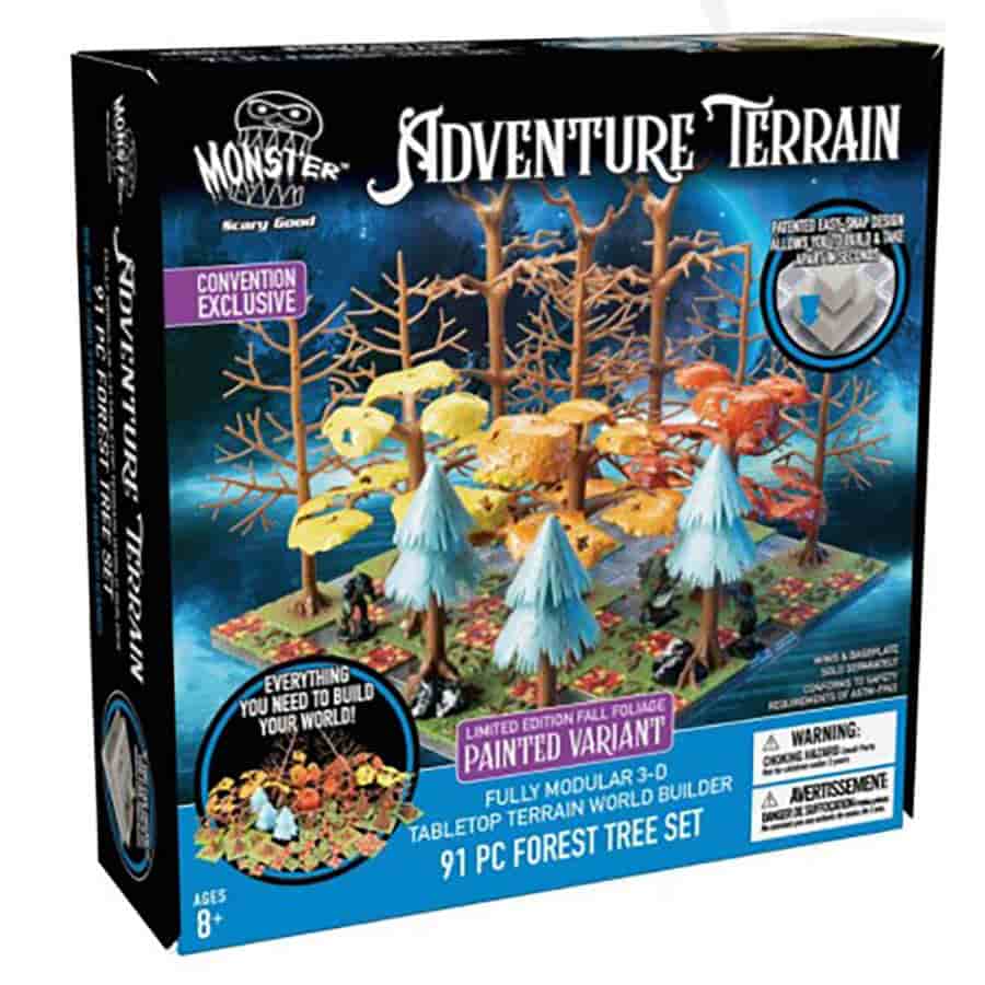 MONSTER ADVENTURE TERRAIN: PAINTED FALL FOLIAGE VARIANT FOREST TREE SET (91 PIECES) | Dragon's Lair Comics and Fantasy Houston TX