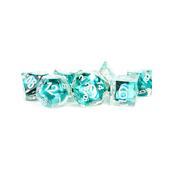 MDG Mermaid Scaled Poly 7 Dice Set | Dragon's Lair Comics and Fantasy Houston TX