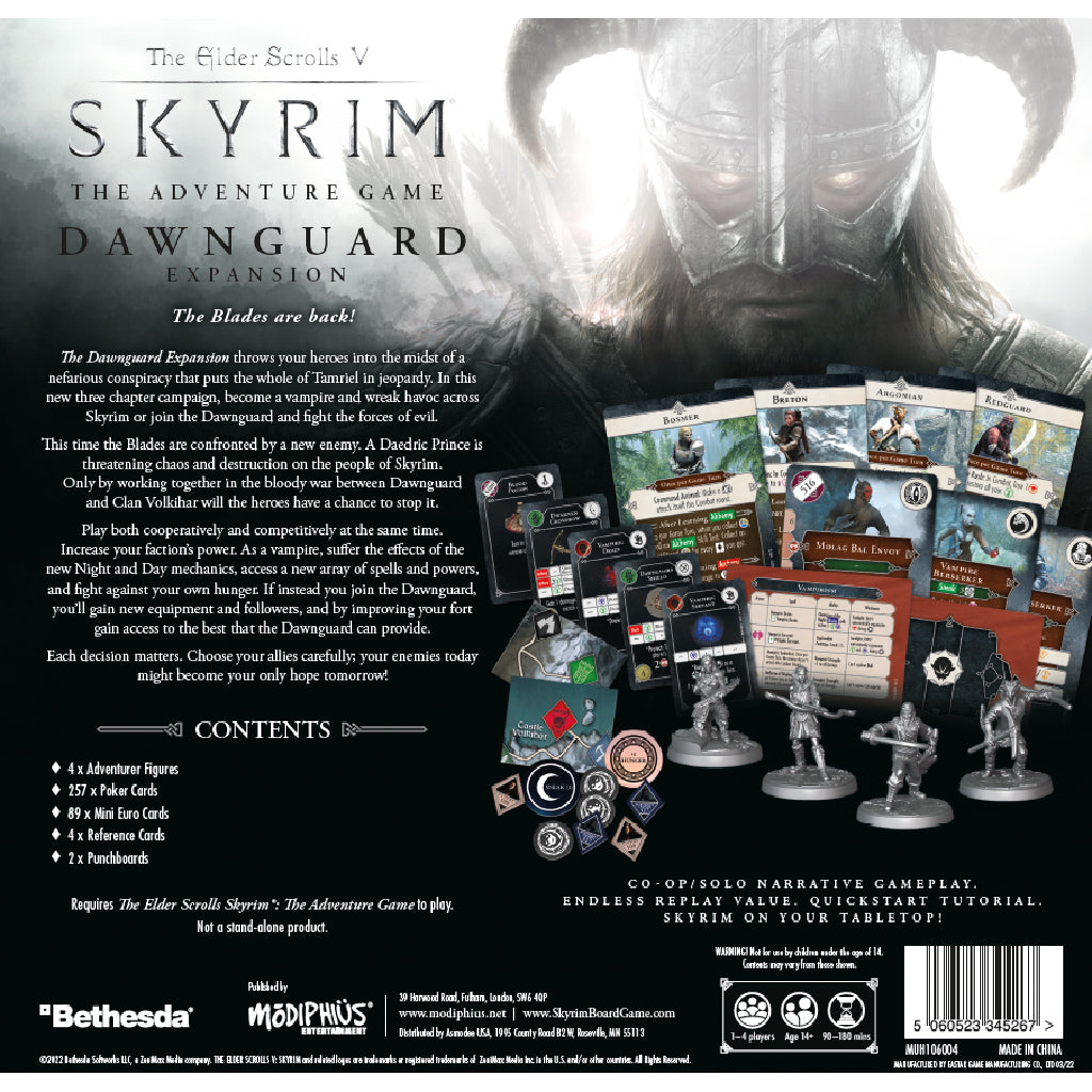 Skyrim the Board Game: Dawnguard Expansion | Dragon's Lair Comics and Fantasy Houston TX
