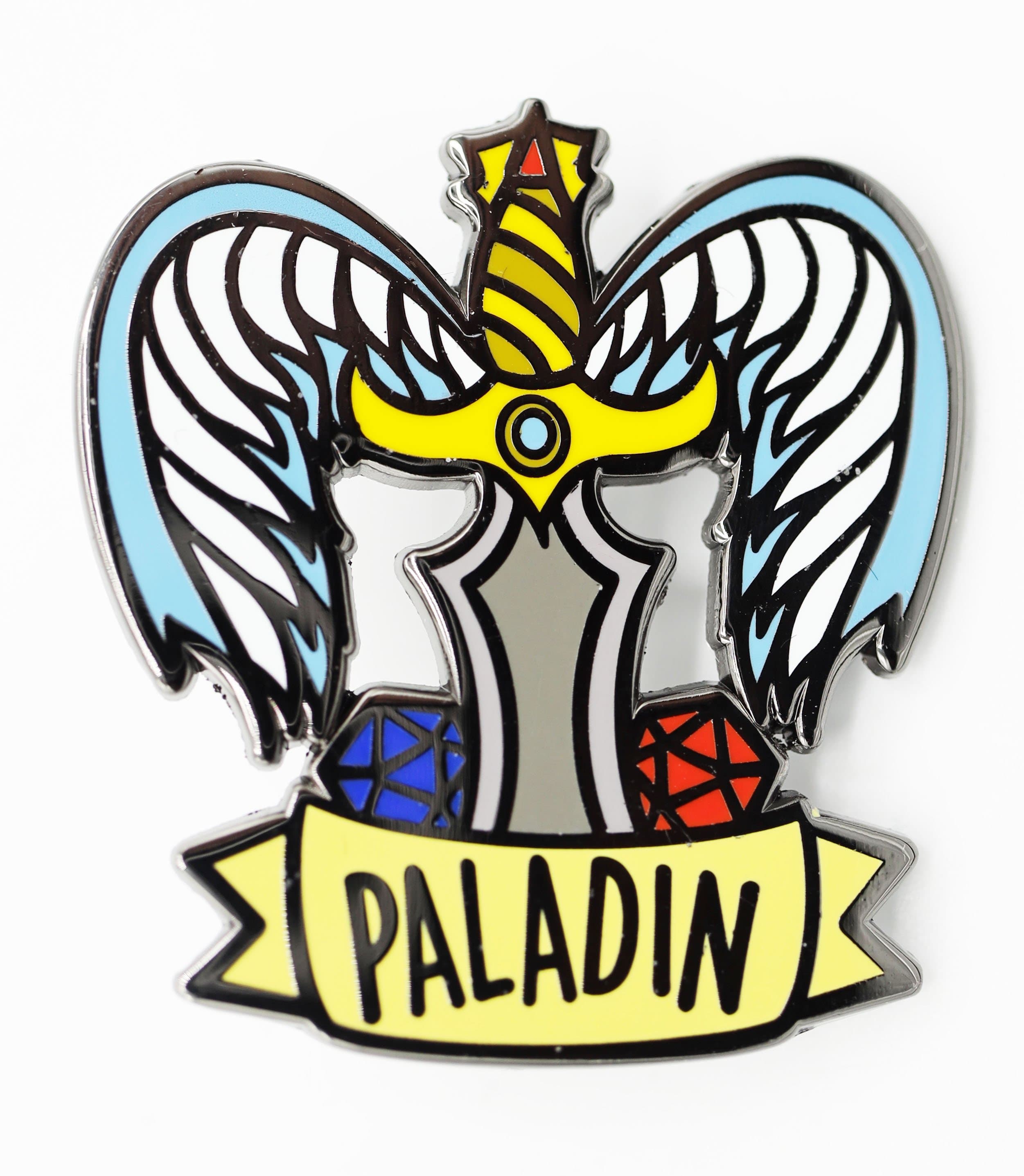 Foam Brain Pin: Class Banner Paladin | Dragon's Lair Comics and Fantasy Houston TX