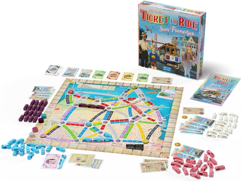 Ticket to Ride: San Francisco Expansion | Dragon's Lair Comics and Fantasy Houston TX