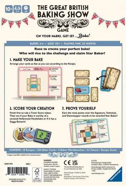 The Great British Baking Show Board Game | Dragon's Lair Comics and Fantasy Houston TX
