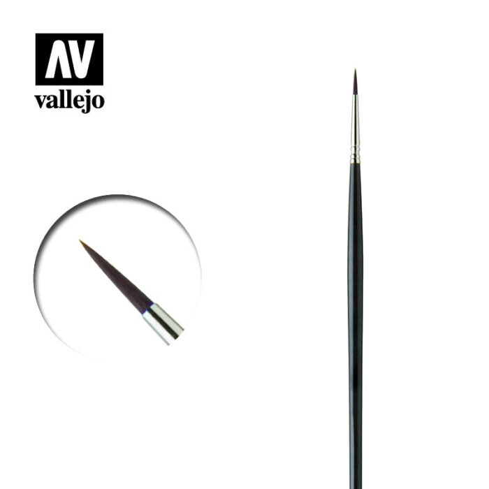 Vallejo Kolinsky Sable Brush #4 | Dragon's Lair Comics and Fantasy Houston TX