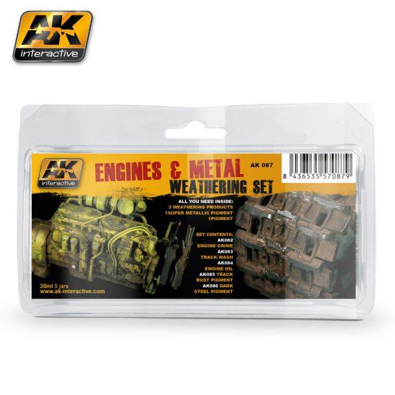 AK Interactive Engines and Metal Weathering Set | Dragon's Lair Comics and Fantasy Houston TX