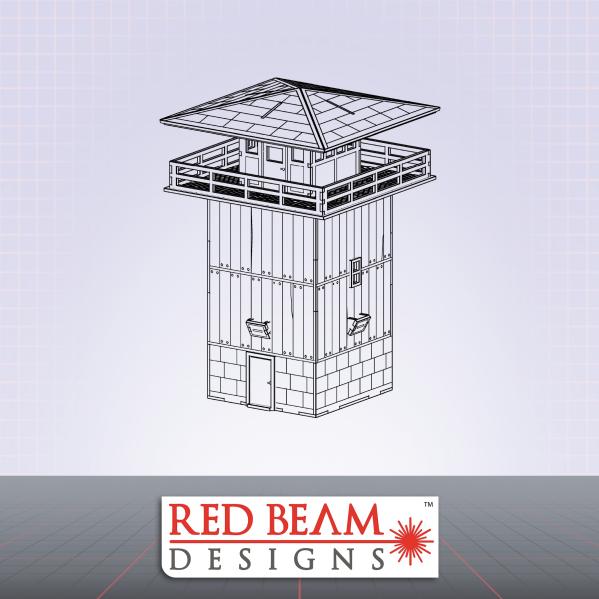Red Beam Designs: 28mm Terrain: Woodford - Prison Guard Tower | Dragon's Lair Comics and Fantasy Houston TX