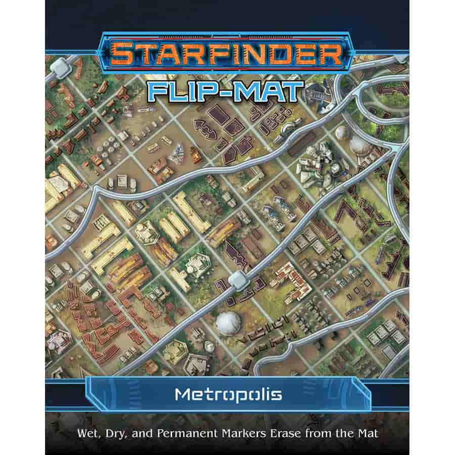 Starfinder RPG: Flip-Mat Metropolis | Dragon's Lair Comics and Fantasy Houston TX