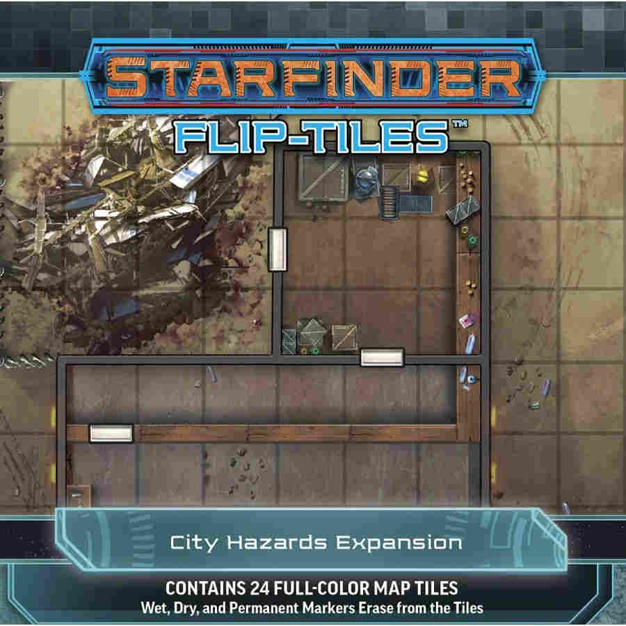 Starfinder RPG Flip-Tiles: City Hazards Expansion | Dragon's Lair Comics and Fantasy Houston TX