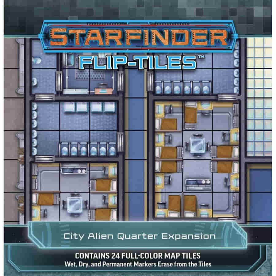 Starfinder RPG Flip-Tiles: City Alient Quarter Expansion | Dragon's Lair Comics and Fantasy Houston TX