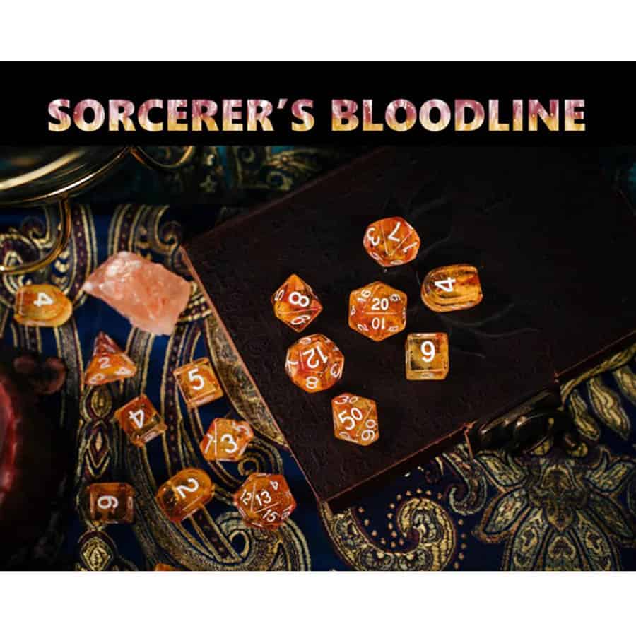 Roll 4 Initiatve Diffusion Sorcerers Bloodline Poly 7 Sice Set | Dragon's Lair Comics and Fantasy Houston TX