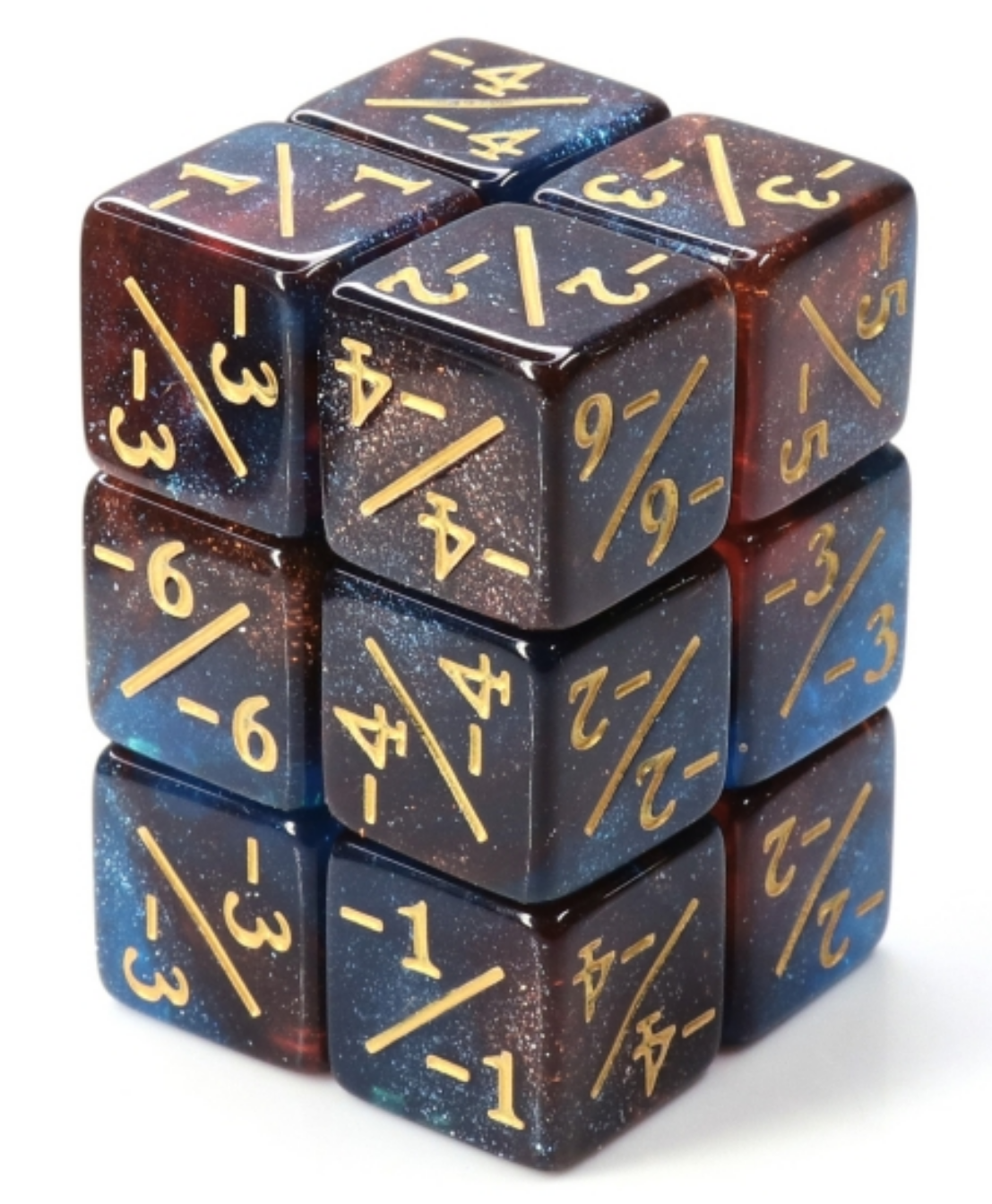 Foam Brain Magic The Gathering Counters +1/-1 Red and Blue Set of 8 | Dragon's Lair Comics and Fantasy Houston TX
