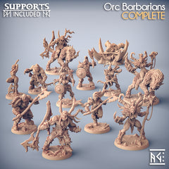 Dragon's Lair Printed MIni: Orc Barbarians Set | Dragon's Lair Comics and Fantasy Houston TX