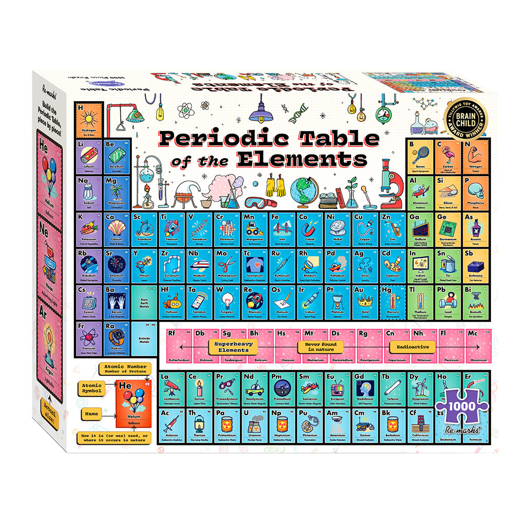 1000 Piece periodic Table Puzzle | Dragon's Lair Comics and Fantasy Houston TX