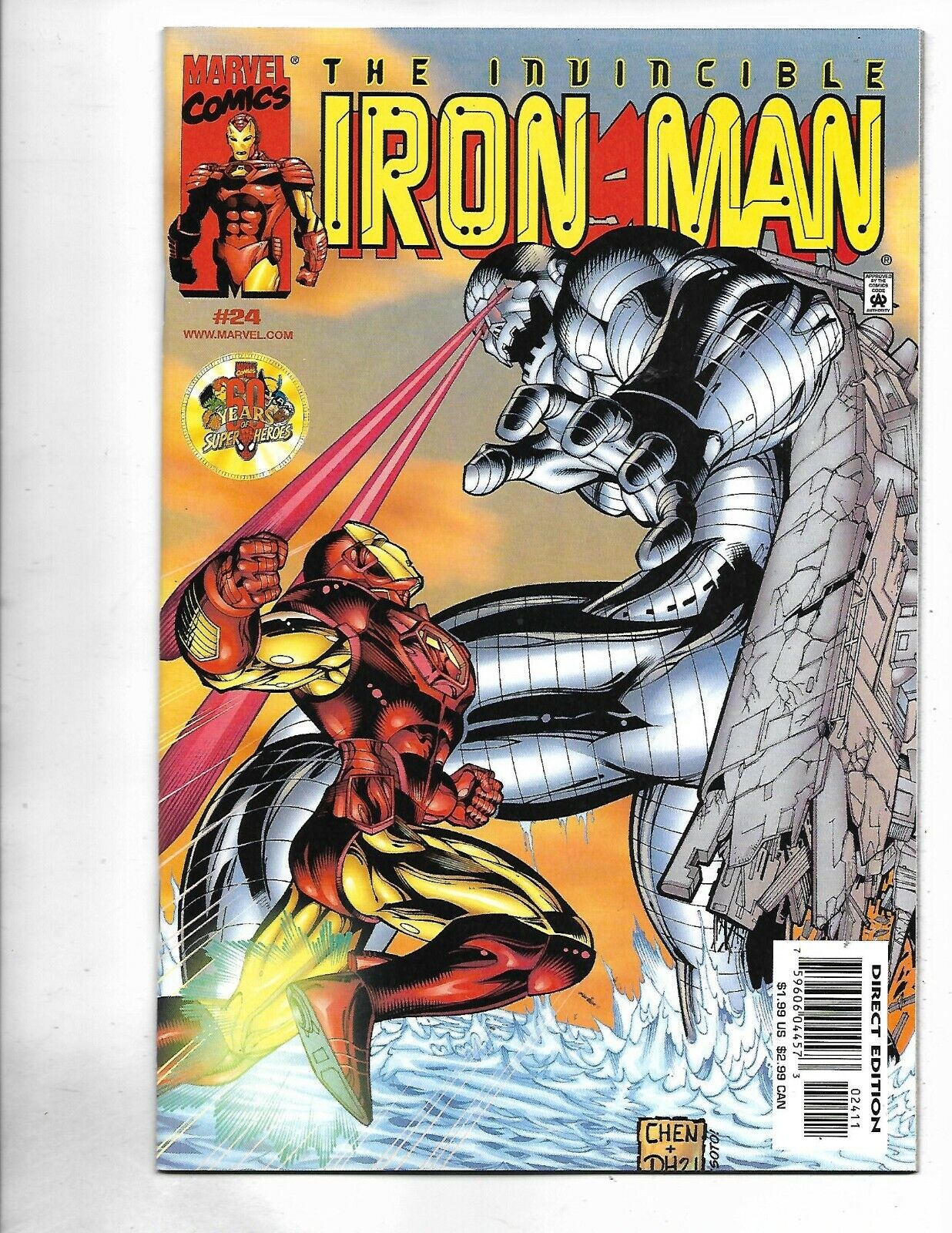 Invincible Iron Man #24 1999 | Dragon's Lair Comics and Fantasy Houston TX