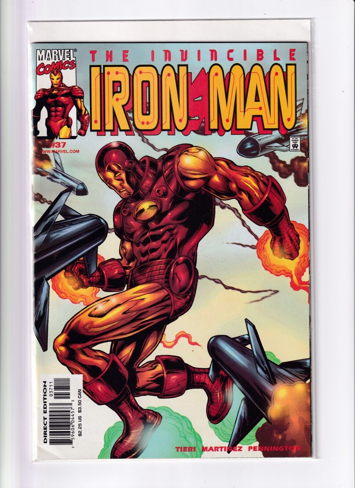 Invincible Iron Man #37: 2001 | Dragon's Lair Comics and Fantasy Houston TX