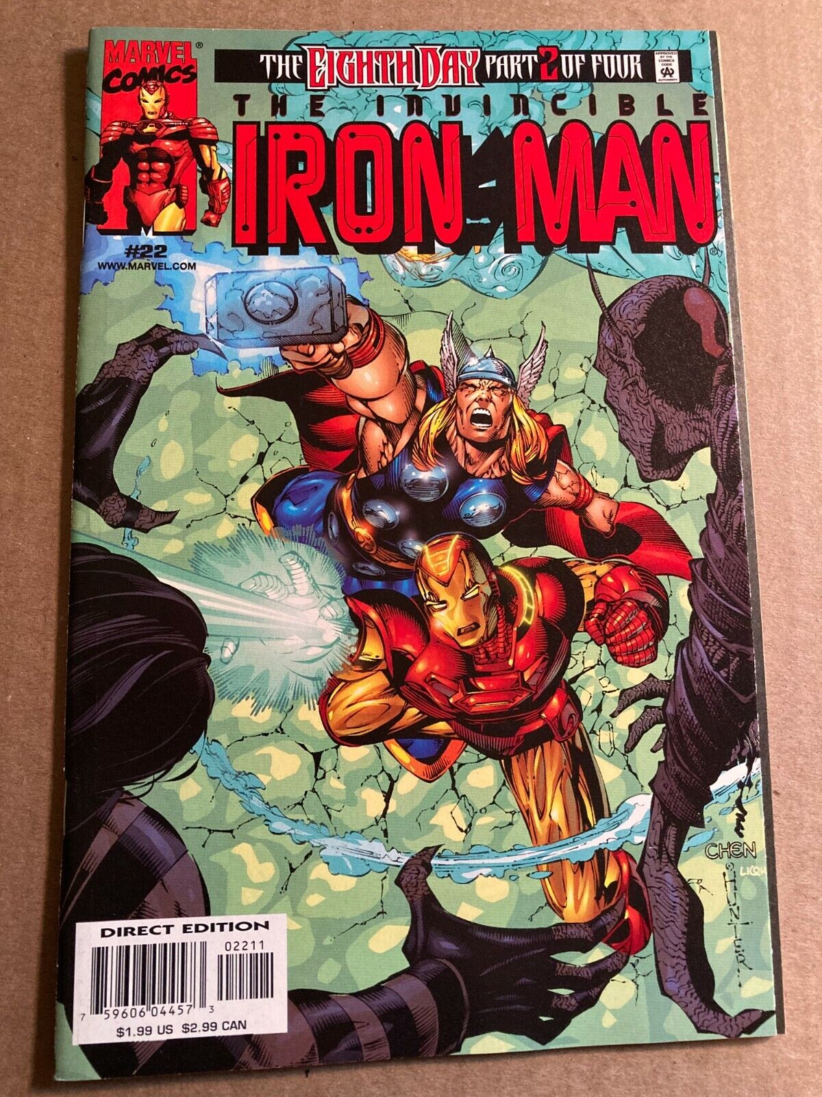 Invincible Iron Man #22 1999 | Dragon's Lair Comics and Fantasy Houston TX