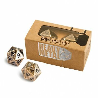 Heavy Metal d20 Pair Antique | Dragon's Lair Comics and Fantasy Houston TX