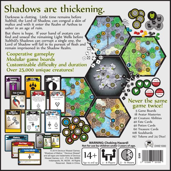 Shadows of Malice | Dragon's Lair Comics and Fantasy Houston TX