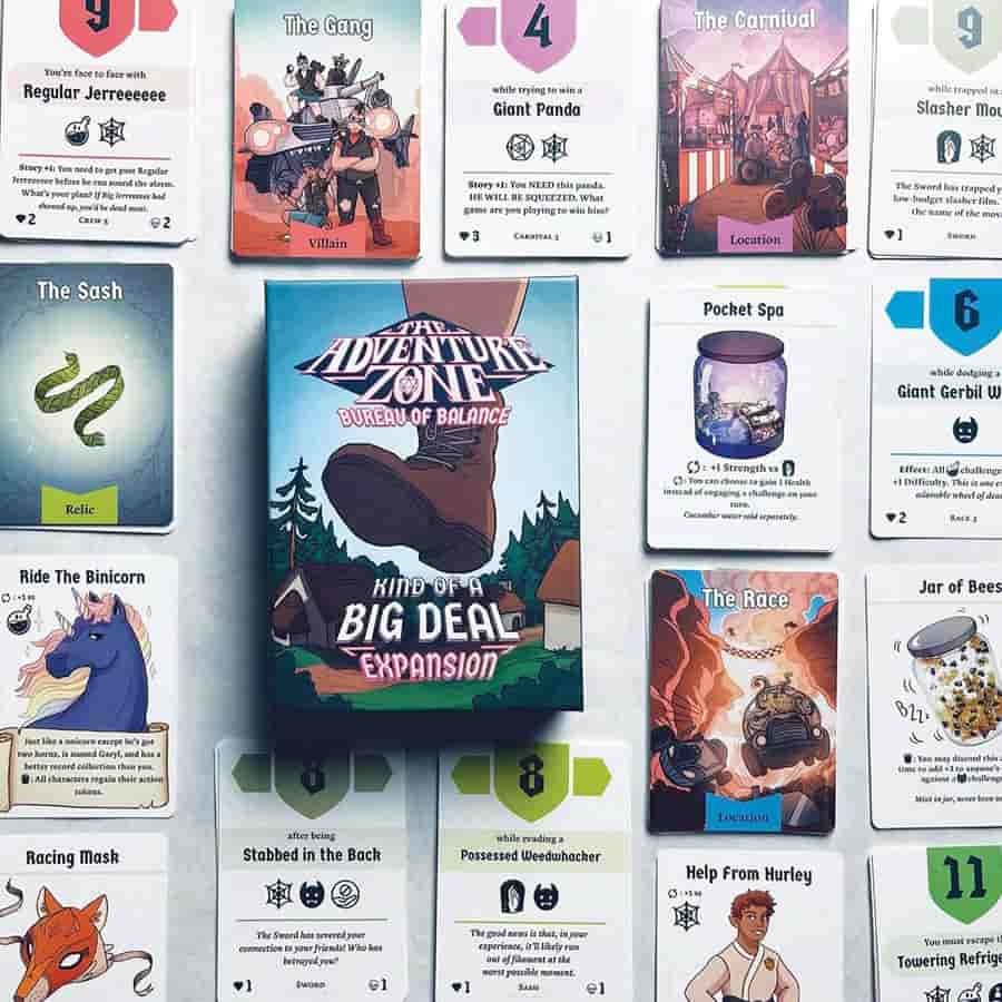 THE ADVENTURE ZONE: BUREAU OF BALANCE: KIND OF A BIG DEAL EXPANSION | Dragon's Lair Comics and Fantasy Houston TX