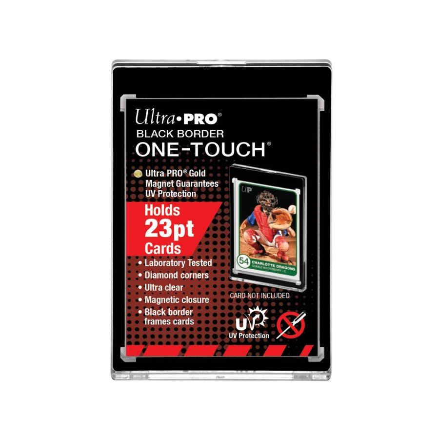 Ultra Pro 23pt Black Border UV One-Touch Card Case | Dragon's Lair Comics and Fantasy Houston TX