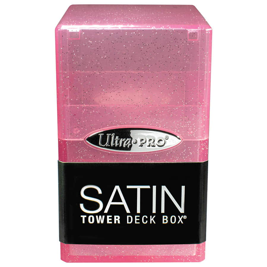 Ultra Pro Satin Tower: Glitter Pink | Dragon's Lair Comics and Fantasy Houston TX