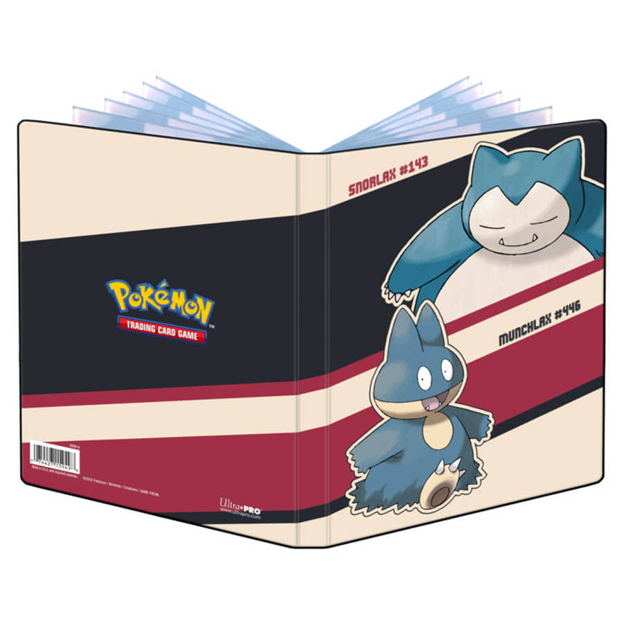 Ultra Pro Pokemon Snorlax/Munchlax 4-Pocket Binder | Dragon's Lair Comics and Fantasy Houston TX