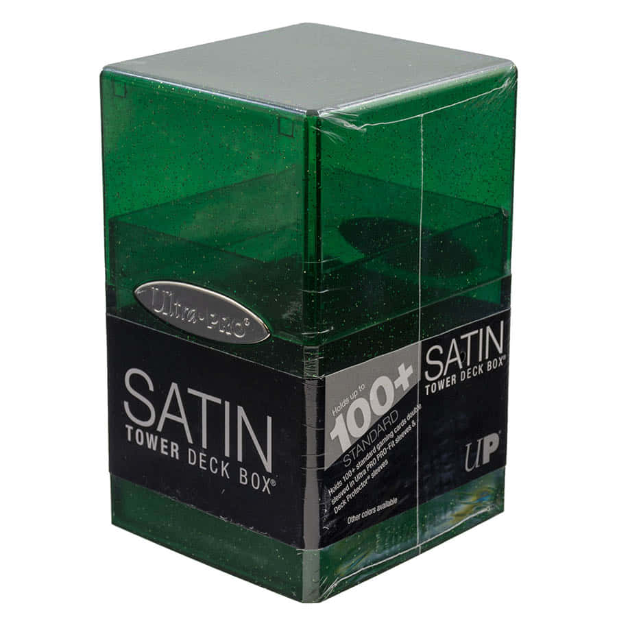 Ultra Pro Satin Tower: Glitter Green | Dragon's Lair Comics and Fantasy Houston TX