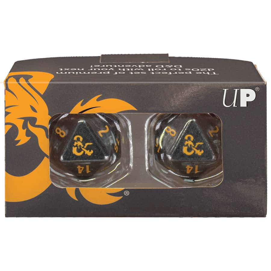Ultra Pro Heavy Metal Dice Realmspace D20 Pair | Dragon's Lair Comics and Fantasy Houston TX