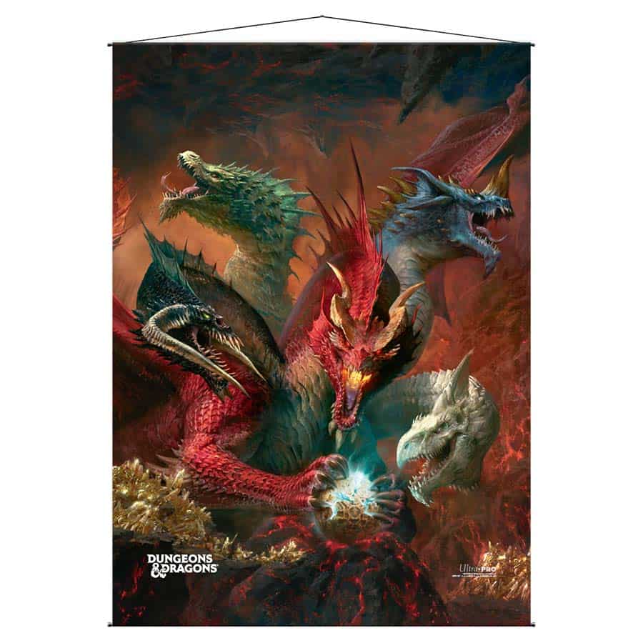 Dungeons and Dragons Wall Scroll: Tyrrany of Dragons | Dragon's Lair Comics and Fantasy Houston TX