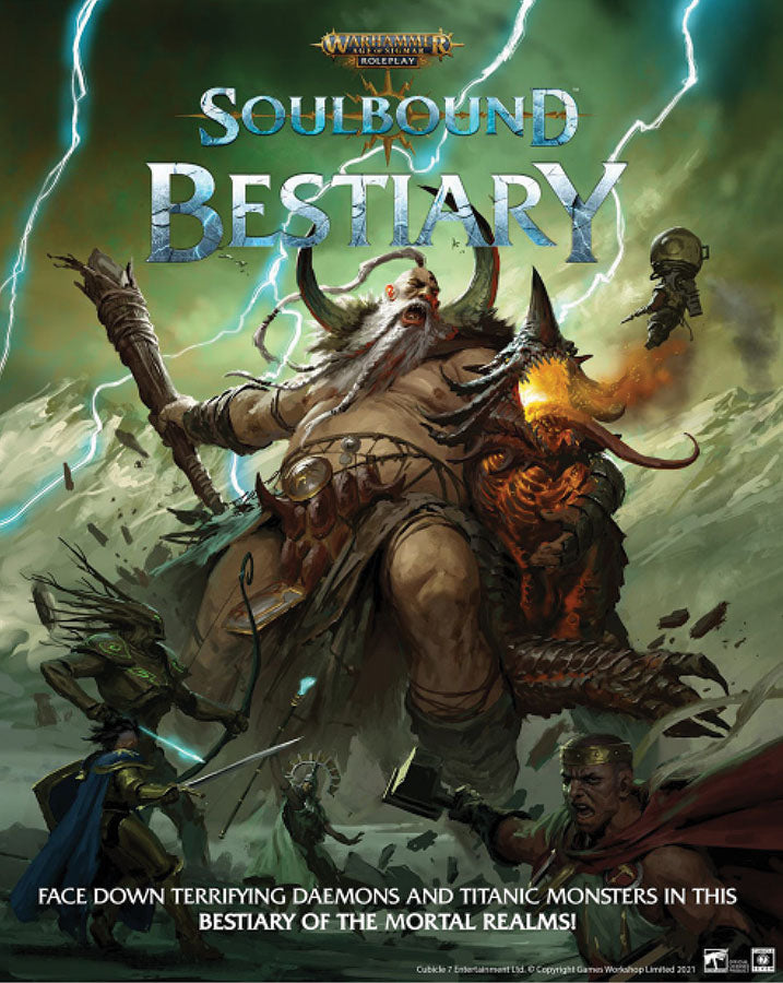 Soulbound RPG Warhammer Age of Sigmar: Bestiary | Dragon's Lair Comics and Fantasy Houston TX