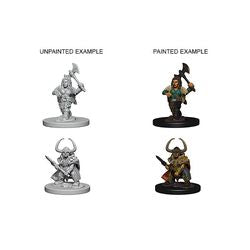 Wizkids Dungeons and Dragons: NOLZUR'S MARVELOUS UNPAINTED MINIATURES -W4-FEMALE DWARF BARBARIAN | Dragon's Lair Comics and Fantasy Houston TX