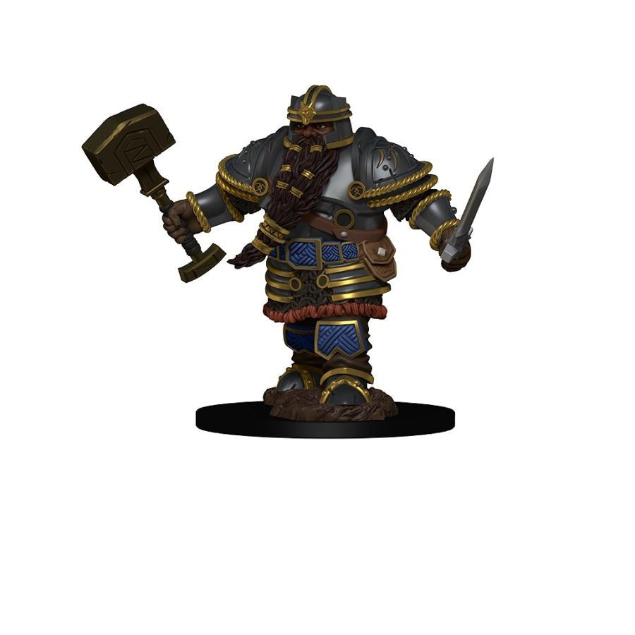 Wizkids Dungeons and Dragons: ICONS OF THE REALM PREMIUM FIGURE - MALE DWARF FIGHTER | Dragon's Lair Comics and Fantasy Houston TX
