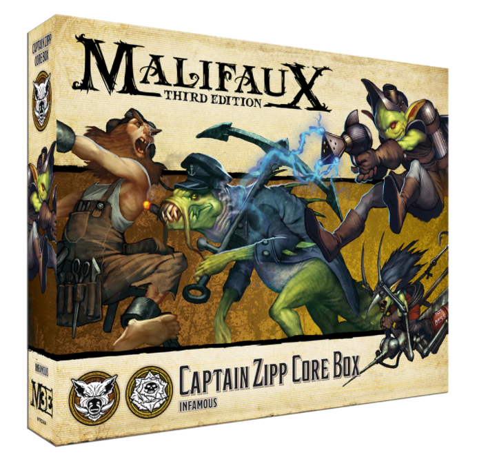 Malifaux 3E: Captain Zipp Core Box | Dragon's Lair Comics and Fantasy Houston TX