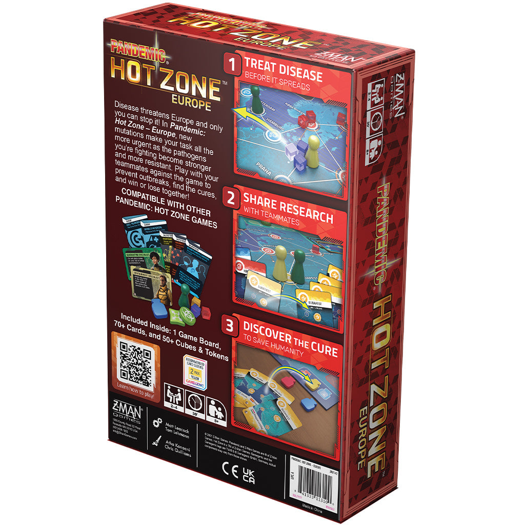 Pandemic: Hot Zone - Europe | Dragon's Lair Comics and Fantasy Houston TX